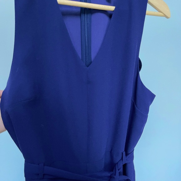 Banana Republic Wide Leg Navy Jumpsuit EUC - Picture 3 of 9